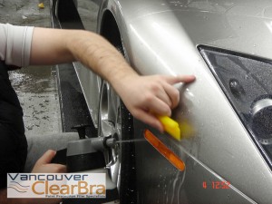 Lamborghini Vancouver-Clear Bra paint protection film Vancouver ClearBra 3M Xpel installation Vancouver