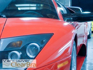 Lamborghini Vancouver-Clear Bra paint protection film Vancouver ClearBra 3M Xpel installation Vancouver