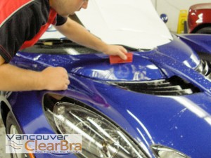 Lotus elise exige Vancouver Clear Bra paint protection film-3M Xpel installation Vancouver