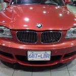 Vancouver-ClearBra-2009-BMW-135i-red-Xpel-Ultimate-Paint-Protection-Film-Brian-Jessel-BMW-finished-bumper