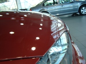 Vancouver-ClearBra-Bad-Competition-Work-2009-BMW-135i-Red-Brian-Jessel-BMW-Paint-Protection-Film-side-hood