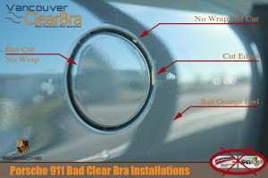 Porsche 911 Bad Clear Bra Installations