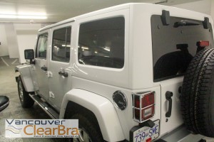 Jeep Wrangler Xpel ULTIMATE Clear Bra