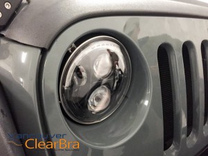 Jeep Wrangler Sport Headlight Clear Bra Vancouver ClearBra