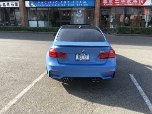 BMW-M3-xpel-stealth-matte-clear-bra-paint-protection-film-Vancouver-ClearBra-Zee2