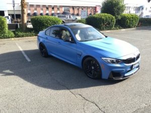 BMW-M3-xpel-stealth-matte-clear-bra-paint-protection-film-Vancouver-ClearBra-Zee3