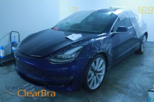 Tesla Vancouver Model 3 X S Clear Bra Paint Protection Film