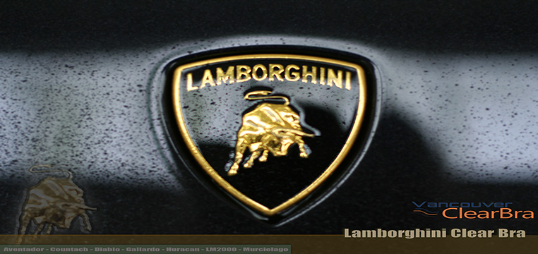 Lamborghini Vancouver Clear Bra paint protection film Vancouver ClearBra 3M Xpel Vancouver