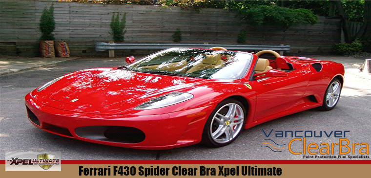 Ferrari F430 Spider Clear Bra Xpel