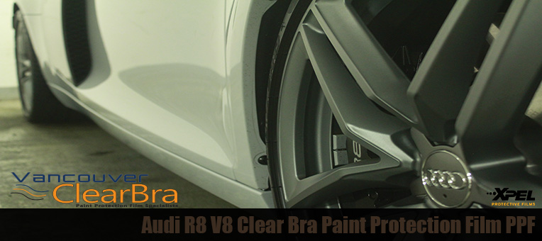 Audi R8 Xpel ULTIMATE Clear Bra PPF Vancouver ClearBra