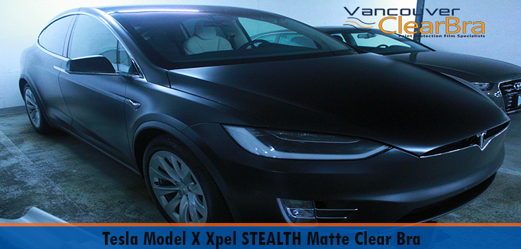 Tesla Model X Xpel STEALTH Matte Clear Bra