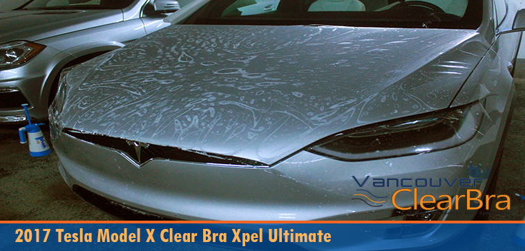 Tesla Model X Full Coverage Xpel Clear Bra
