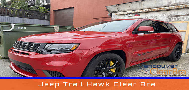 Jeep Grand Cherokee Trail Hawk Clear Bra
